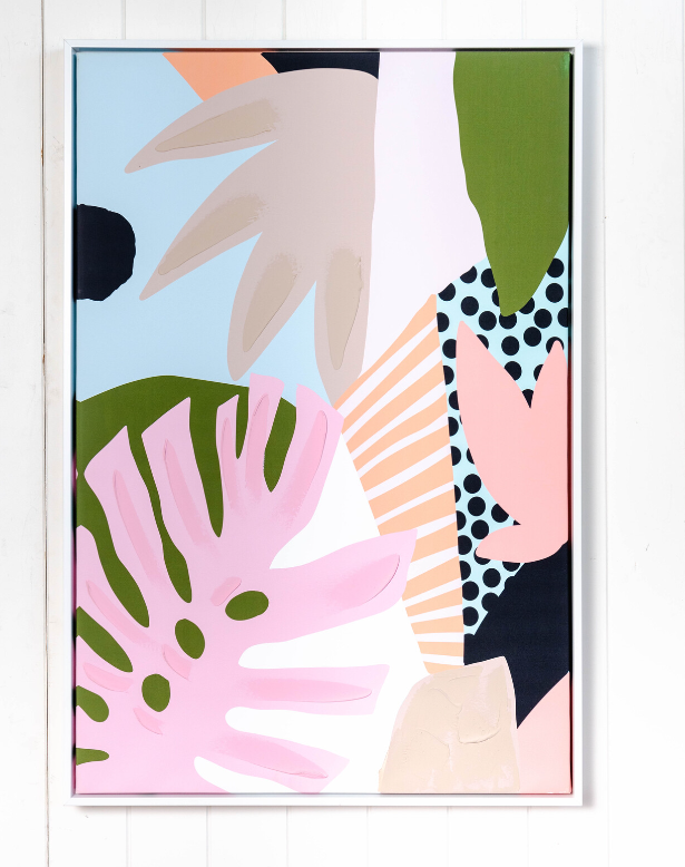 Pastel Foliage Collage