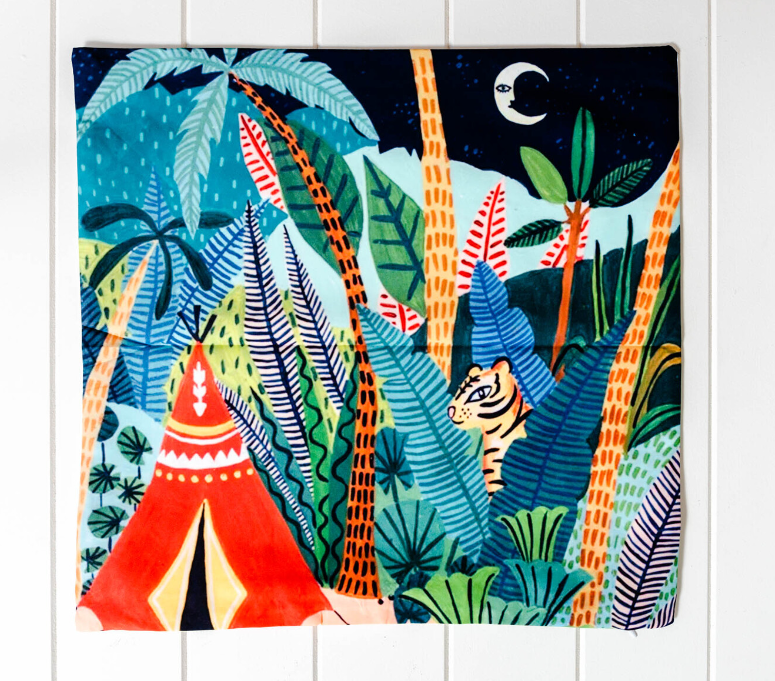 Teepee Jungle Cushion Cover