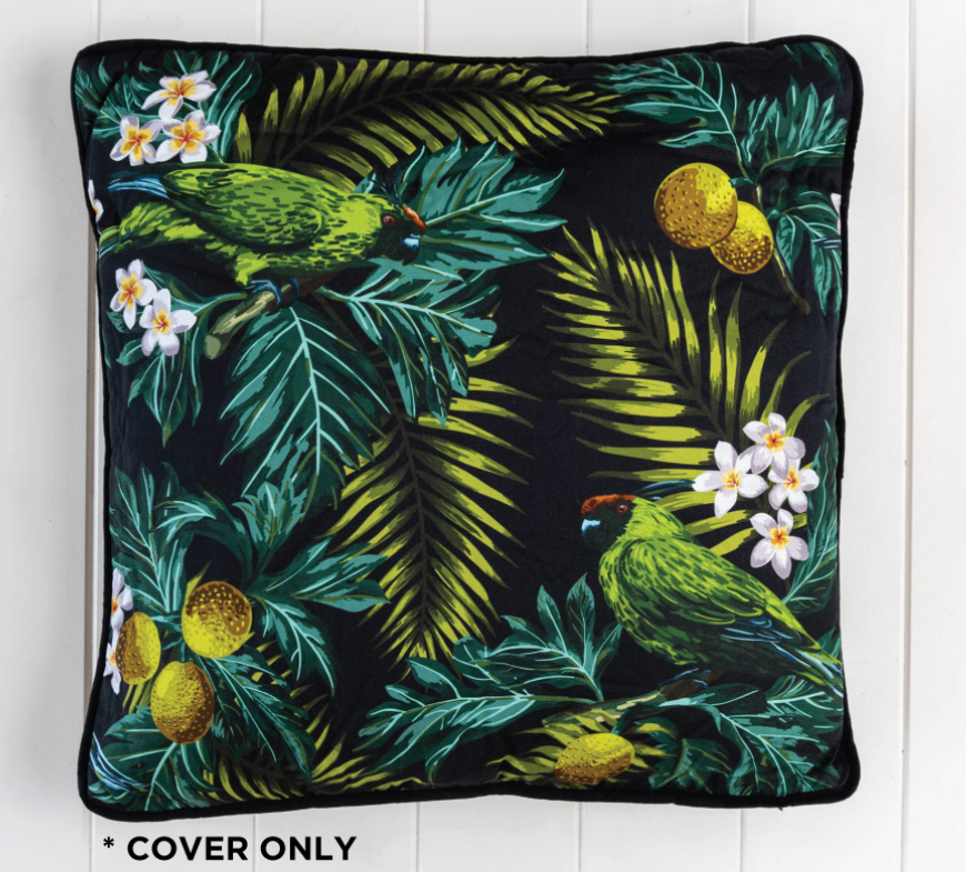 Moody Parrot Tropicana Cushion Cover