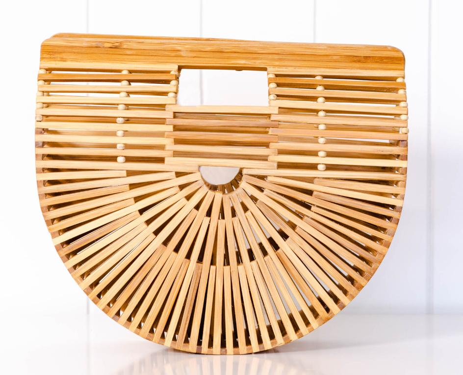 Bamboo Bag- Semi Circle